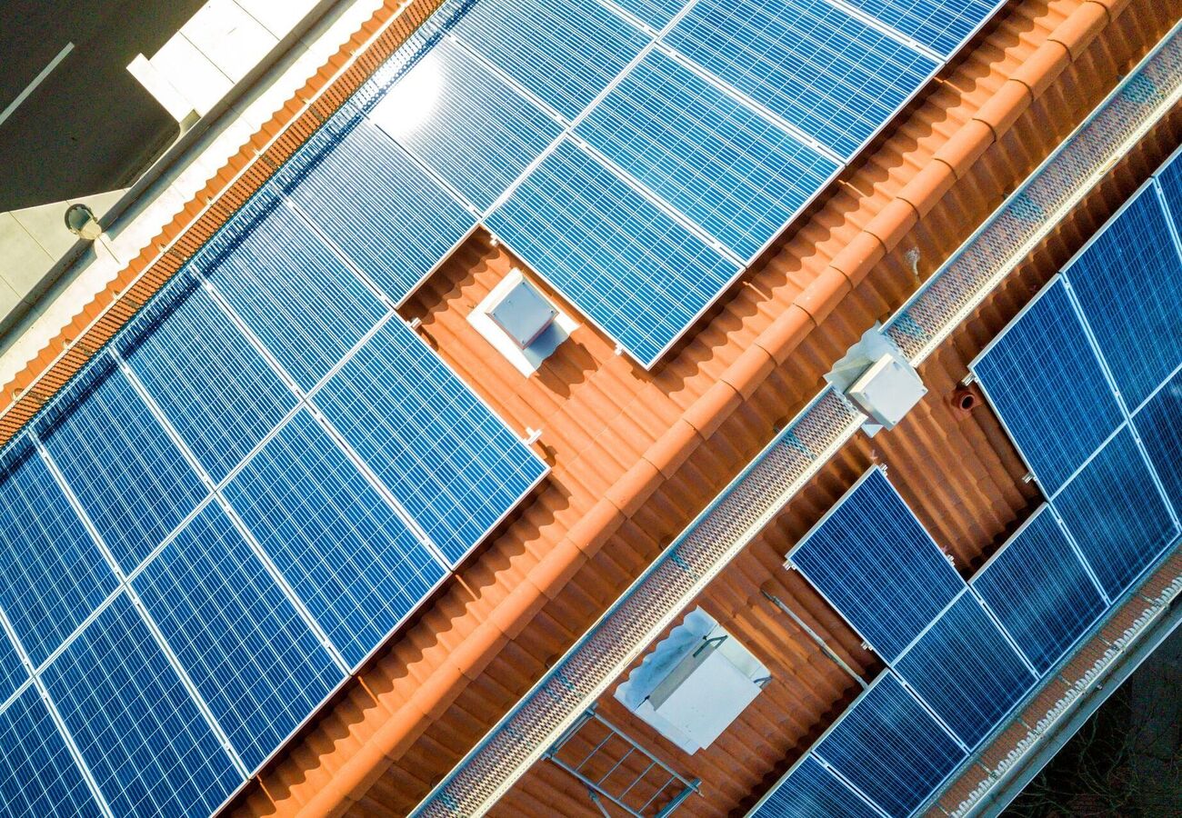 Photovoltaikanlage auf einem Dach